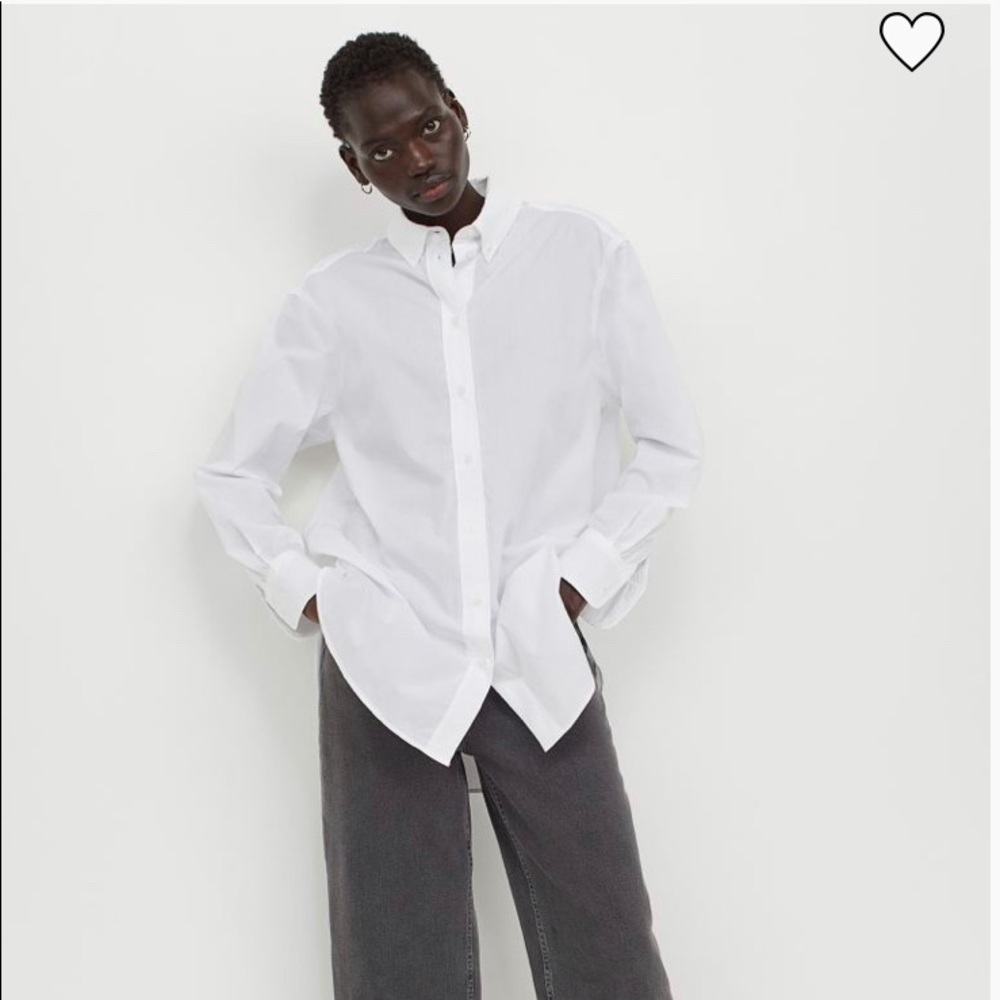 H&M White Button Down